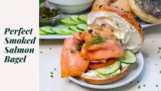 The Perfect Everything Smoked Salmon Bagel I Easy Recipe