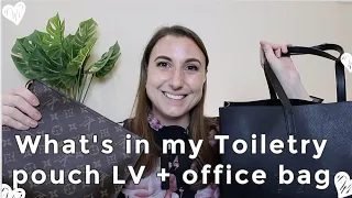 WHAT'S IN MY Louis Vuitton TOILETRY POUCH 26 AND OFFICE BAG | Silvia Arossa