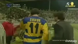 Hakan Şükür. Parma - Hapoel. UEFA kupası 2001-02. 4. tur