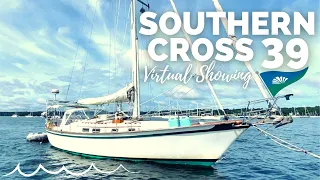 Southern Cross 39 walk thru tour/ virtual yacht showing/ cruising sailboat SOLD by Charlotte Kinkade