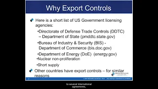 Export licenses why are export controls important