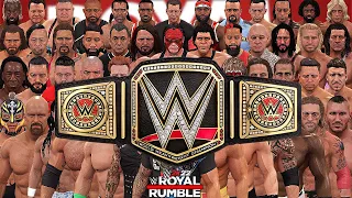 WWE 2K22 ROYAL RUMBLE MATCH FOR THE WWE CHAMPIONSHIP!