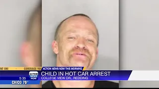 Redding Police Officer saves child left in unattended hot vehicle