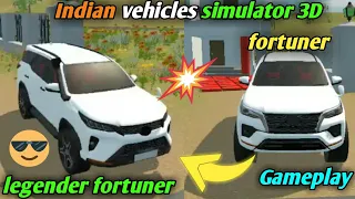 || Indian vehicles simulator 3D|| Fortuner vs Fortuner legender  modified video 2023|| #viralvideo