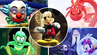 Castle of Illusion Starring Mickey Mouse - All Bosses (No Damage) Gameplay