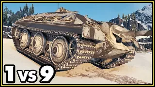 E 25 - 14 Kills - 1 vs 9 - World of Tanks Gameplay