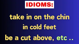 Common Idioms that You MUST Know #advancedenglish