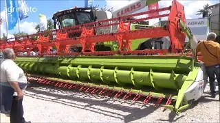 The 2018 CLAAS combines