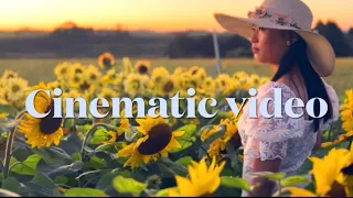 Cinematic video/ Sunflower garden/Tasmania