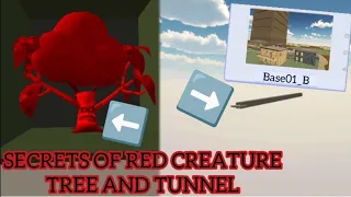 SECRET OF RED CREATURE TREE AND TUNNEL |chicken gun| СЕКРЕТ КРАСНОГО СУЩЕСТВА, ДЕРЕВА И ТУННЕЛЯ