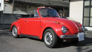 初年度登録1979年 VW ビートルカブリオレ　エンスーの杜・四国