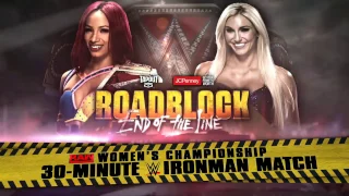 Charlotte Flair vs Sasha Banks Roadbloack End of The Line Promo