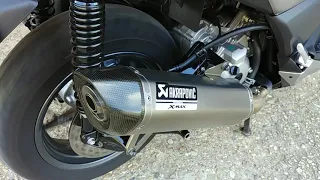 Akrapovič Titanium on Yamaha XMax 300