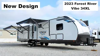 An Impressive Travel Trailer for a Couple! 2023 Forest River Vibe 34XL