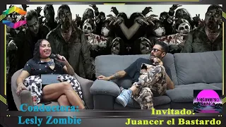 Juancer el Bastardo, Mariana Blazy. conductora Lesly Zombie en Metaverso Sonico