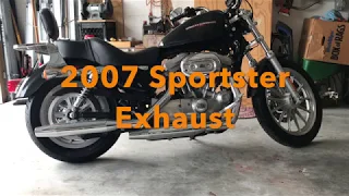 Harley Davidson Sportster Test Ride With Stock Exhaust