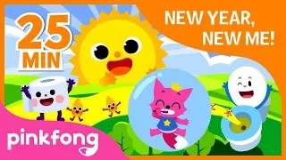 New Year New Me | Healthy Habit Songs | +Compilation | Pinkfong Songs for Children
