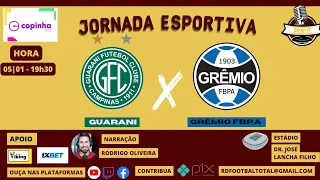 [GOLS] GUARANI 1X3 GRÊMIO - COPA SÃO PAULO