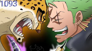 Zoro vs Lucci awakened | One piece chapter 1093 | fan animation