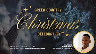 Green Country Christmas Celebration Invitation