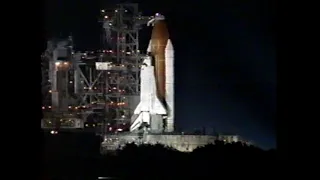 STS-79 T-9 Minutes Night Launch