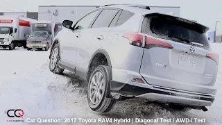 AWD-I TEST: Toyota Rav4 Hybrid | Diagonal Snow  Ice Test | Complete Review: Part 6/8