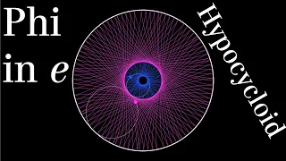 The Golden Ratio rolling in Euler's constant hypocloids (visualization)