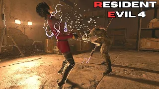 RE 4 Remake Separate Ways - Ada Death Animations|Soldiers Electric & Regenerators Part 5