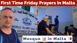 First Time Friday Prayers in Malta | Mosque 🕌 Location in Malta 🇲🇹 | World Islamic Society Malta