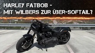 Harley Davidson FatBob FXFBS - wird sie durch Wilbers Fahrwerk und Avon Reifen wirklich noch besser?
