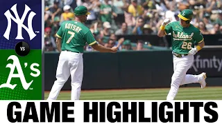 Yankees vs. A's Game Highlights (8/28/21) | MLB Highlights