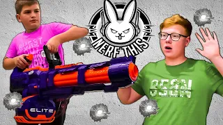 КРУТОЙ Nerf ЗАМЕС! КИРИЕШКА и НЕРФ БИТВА ДОМА