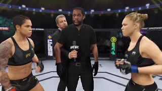 Amanda Nunes vs Ronda Rousey (EA Sports UFC 4)