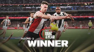 Higgins' outrageous finish wins Goal of the Year nomination | Round 2, 2024 | AFL