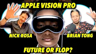 APPLE VISION PRO w/ Nick Rosa & Brian Tong - Future or Flop? - Vic's Basement - Electric Playground