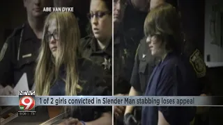 1 of 2 girls convicted in Slender Man stabbing loses appeal