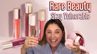 NEW RARE BEAUTY Stay Vulnerable Collection Liquid Shadow, Glossy Lip Balm and Cream Blush