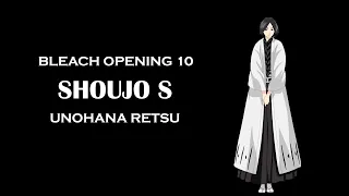 UNOHANA RETSU "SHOUJO S" BLEACH OP 10 (AI Cover)