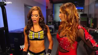 WWE NXT - A.J. confronts Maxine about Hornswoggle's whereabouts
