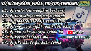 DJ CINTA TAK MUNGKIN BERHENTI REMIX SLOW FULL BASS || VIRAL TIKTOK TERBARU 2024 ‼️🔥