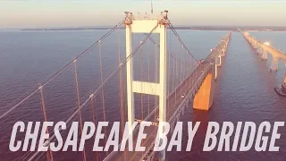 Chesapeake Bay Bridge *AERIAL VIEW*