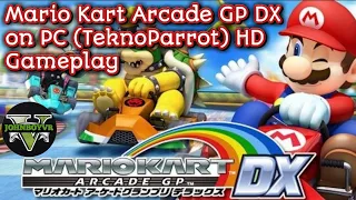 Mario Kart Arcade GP DX on PC (TeknoParrot) Gameplay HD