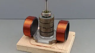 Free Energy Generator Using Copper Magnet  and Motor activity Amazing idea 2020,