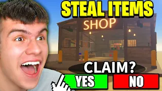 How To STEAL ITEMS FROM THE SHOP In Roblox A Dusty Trip!