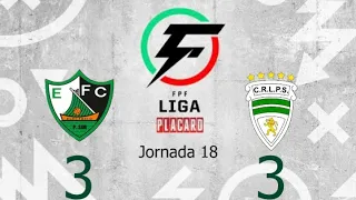 Elétrico FC x Leões de Porto Salvo pela 18° Jornada da Liga Placard 2023/24.