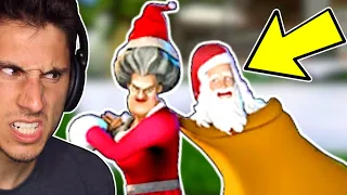 SHE KIDNAPPED SANTA CLAUS! | Scary Teacher 3D