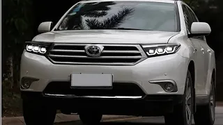 Передние фары Toyota Highlander 2011-2013 год. MrJeep.ru