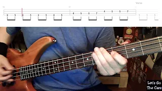 Let's Go by The Cars - Bass Cover with Tabs Play-Along