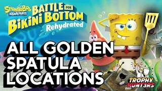 Spongebob Squarepants Battle for Bikini Bottom: Rehydrated All Golden Spatula Locations