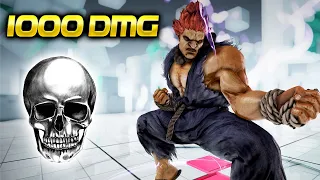 Shin Akuma Boss Breakdown, 1000 Damage Rage Art